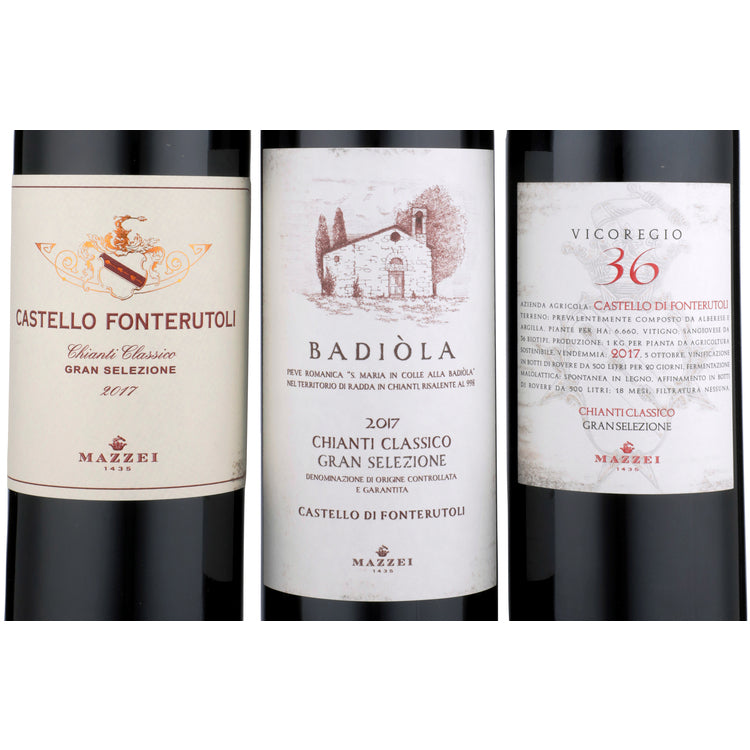 Castello Di Fonterutoli 2017 Combo 1 Each Vicoregio 36 Badiola Gran - 750ML