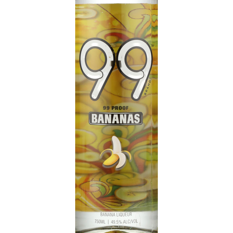 99 Brand Banana Schnapps 99 - 750ML - Front Label