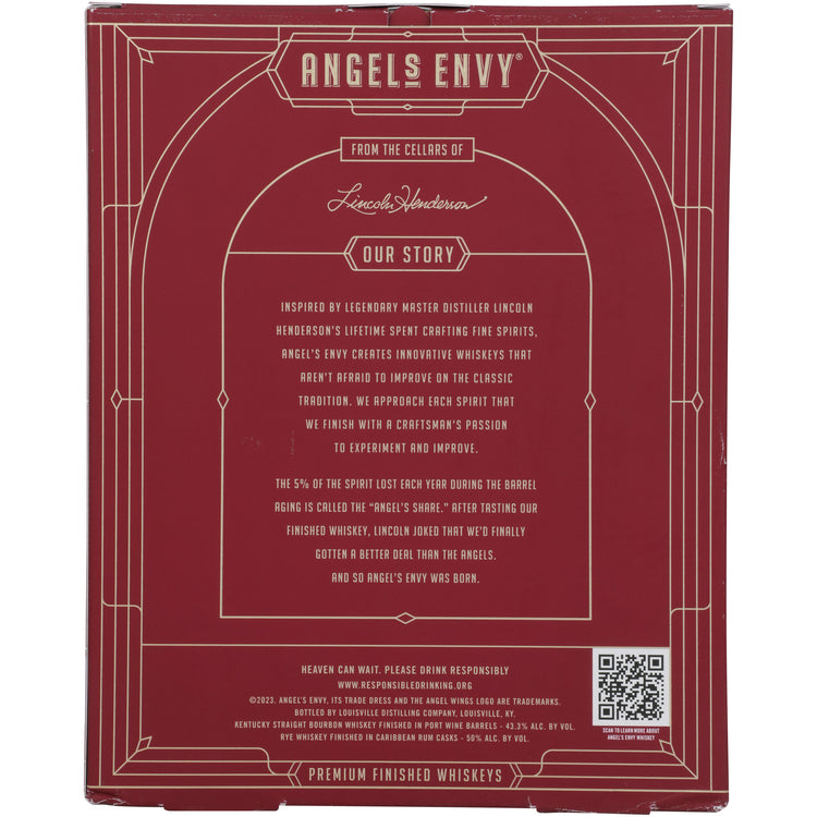 Angel'S Envy Combo 6 Each Bourbon Private Selection 86.6 & Rye Whiskey - 375ML