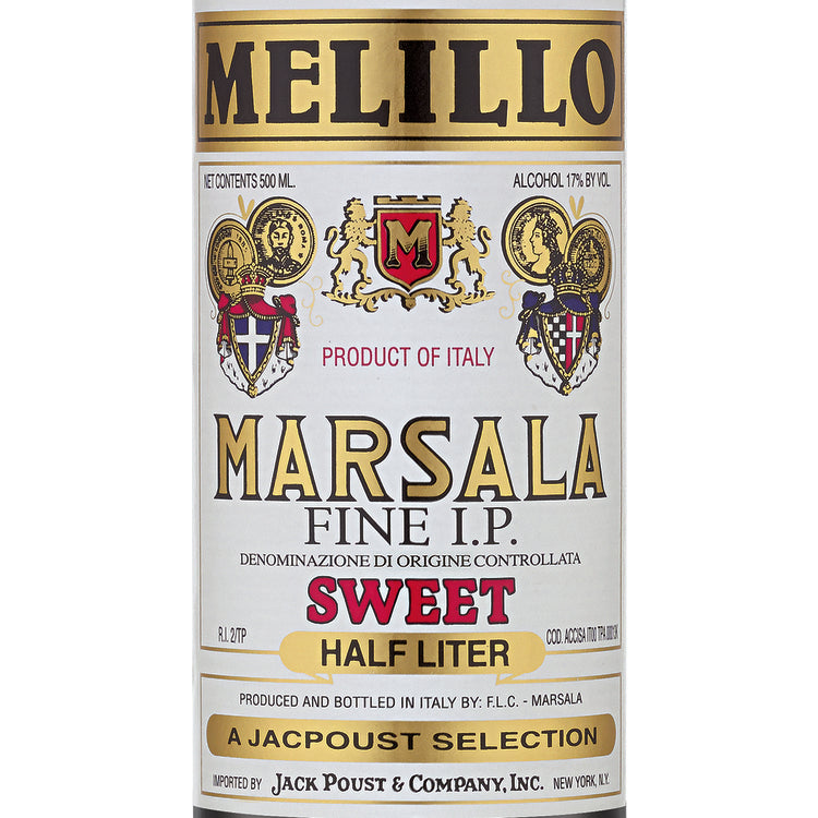 Melillo Marsala Sweet Fine I.P. - 500ML - Front Label