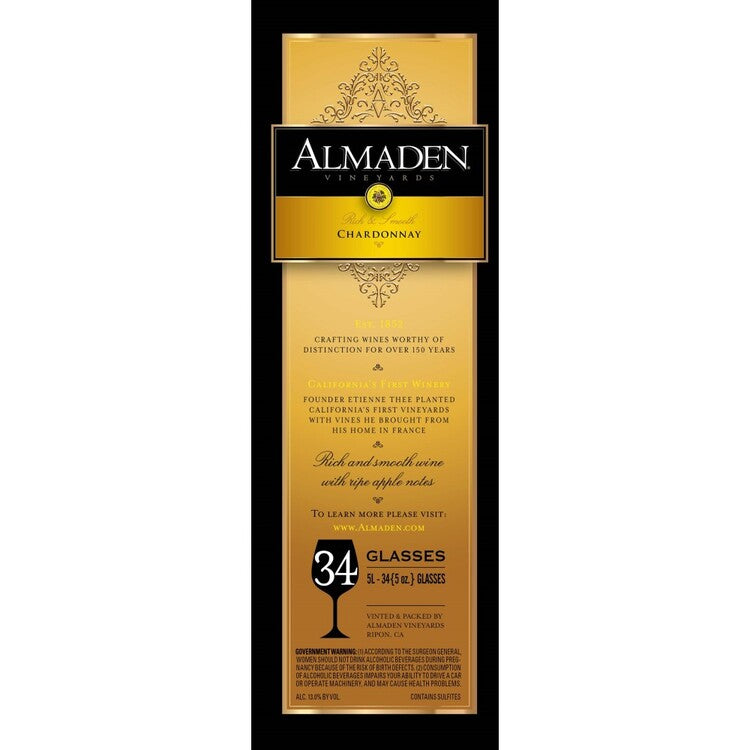 Almaden Chardonnay Heritage California - 5.0L
