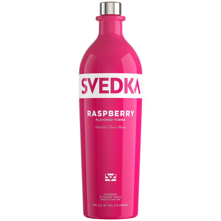 Svedka Raspberry Flavored Vodka 70 - 1.0L - Front Label