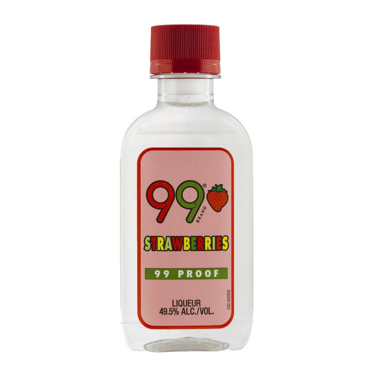 99 Brand Strawberry Fruit Liqueur 99 - 100ML