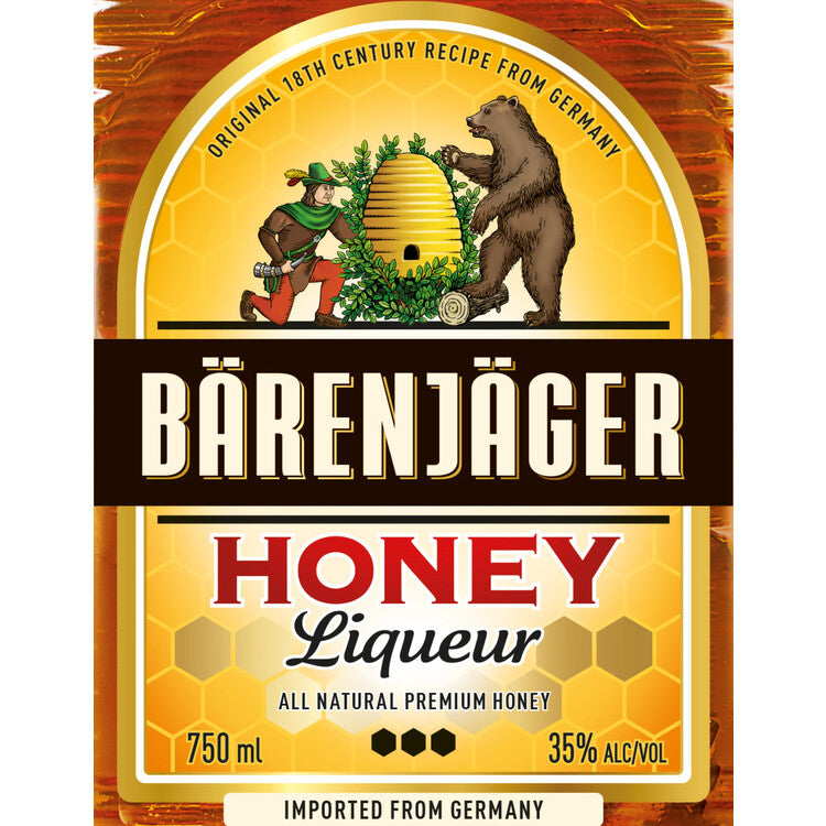 Barenjager Honey Liqueur 70 - 750ML - Front Label