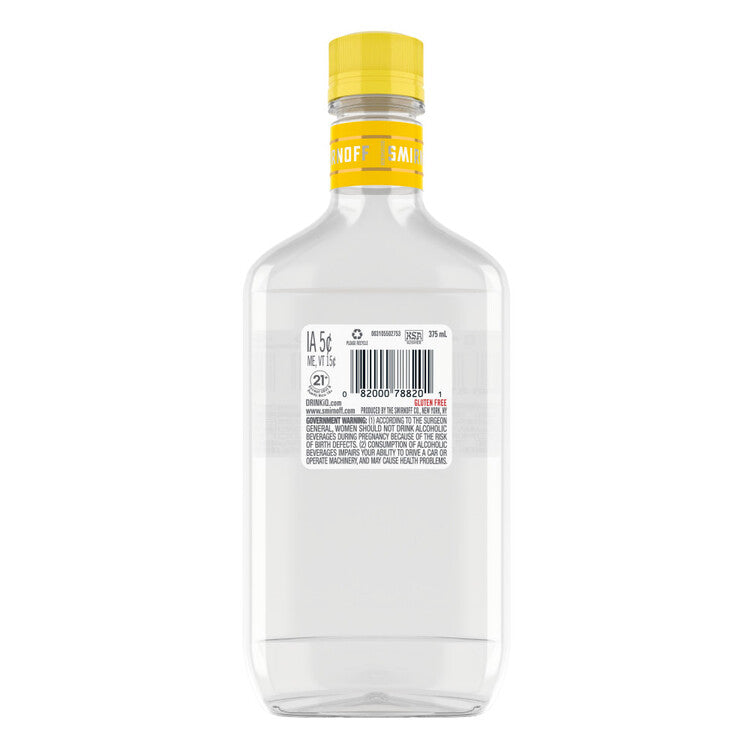 Smirnoff Vodka Citrus Flavored 60 Flask - 375ML