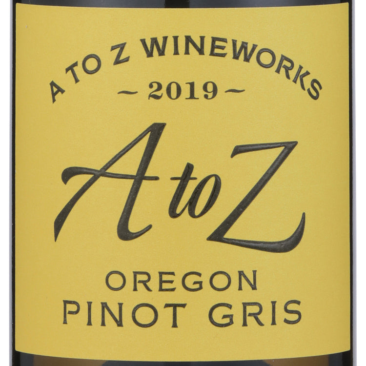 A To Z Wineworks Pinot Gris Oregon 2019 - 375ML