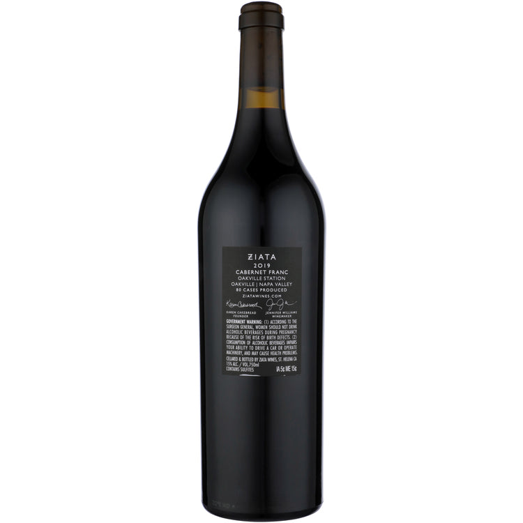 Ziata Cabernet Franc Oakville Station 2019 - 750ML