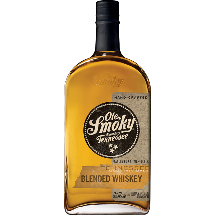 Ole Smoky Blended Whiskey Mountain Made 80 - 750ML - Front Label