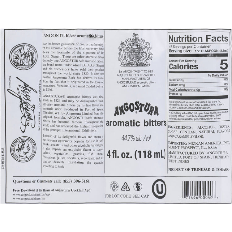 Angostura Bitters Aromatic - 4 Z