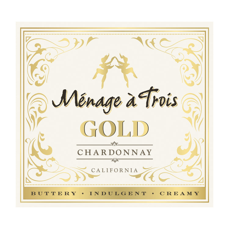 Menage A Trois Chardonnay Gold California - 750ML