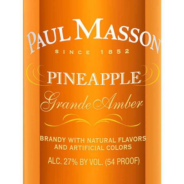 Paul Masson Pineapple Flavored Brandy Grande Amber 54 - 50ML