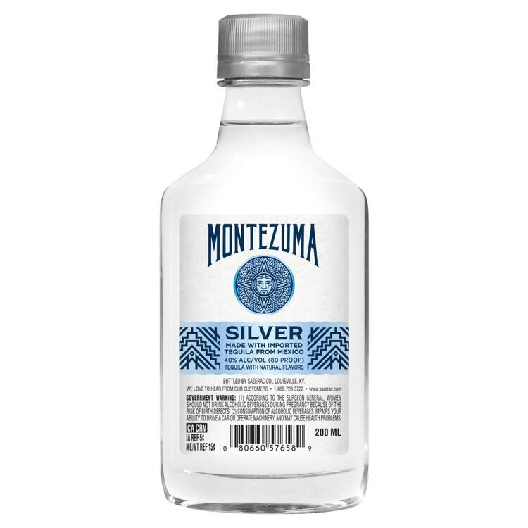 Montezuma Tequila White 80 - 200ML - Front