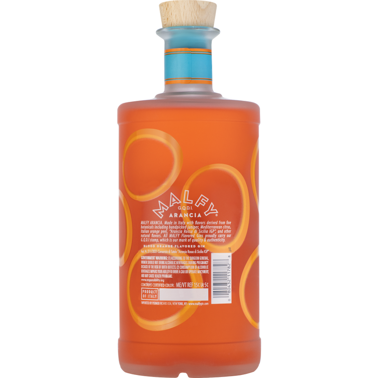 Malfy Sicilian Blood Orange Flavored Gin Con Arancia 82 - 1.0L