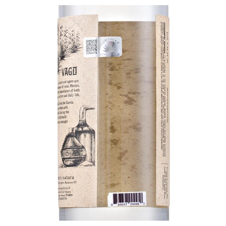 Vago Mezcal Elote By Hijos De Aquilino Garcia 100.4 - 1.0L - Back Label