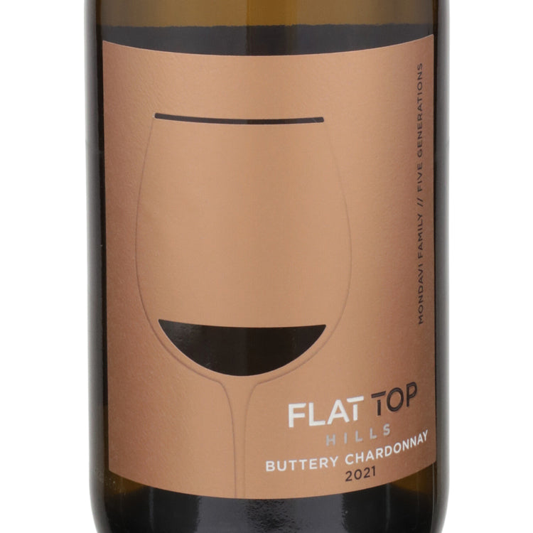 Flat Top Hills Chardonnay Buttery California - 750ML - Front Label