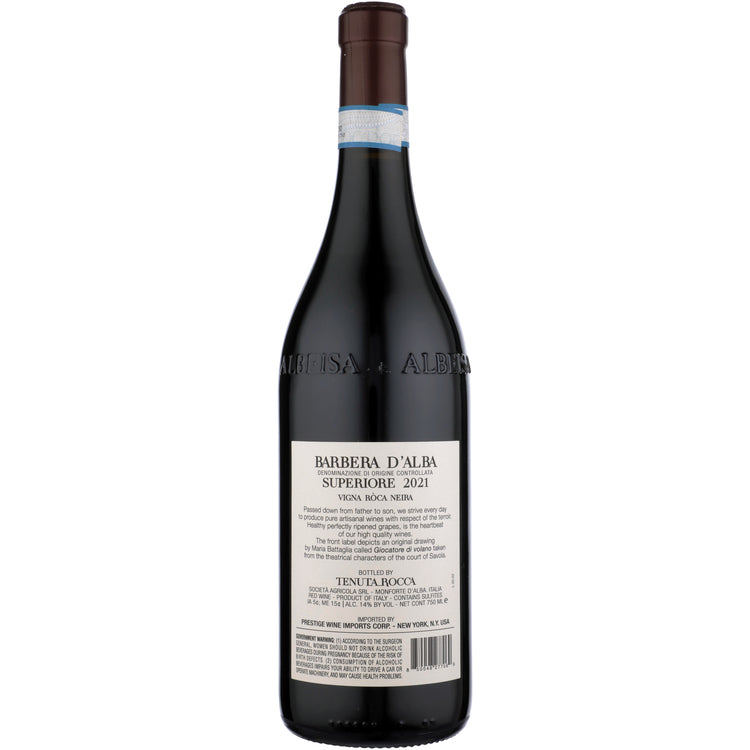 Tenuta Rocca Barbera D'Alba Superiore Vigna Roca Neira 2021 - 750ML