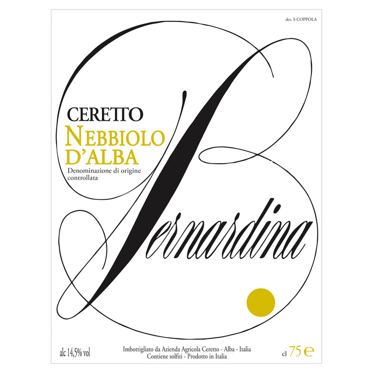 Ceretto Nebbiolo D'Alba Bernardina 2021 - 750ML