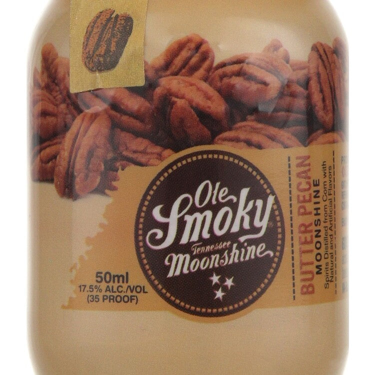 Ole Smoky Butter Pecan Moonshine 35 - 50ML - Front Label