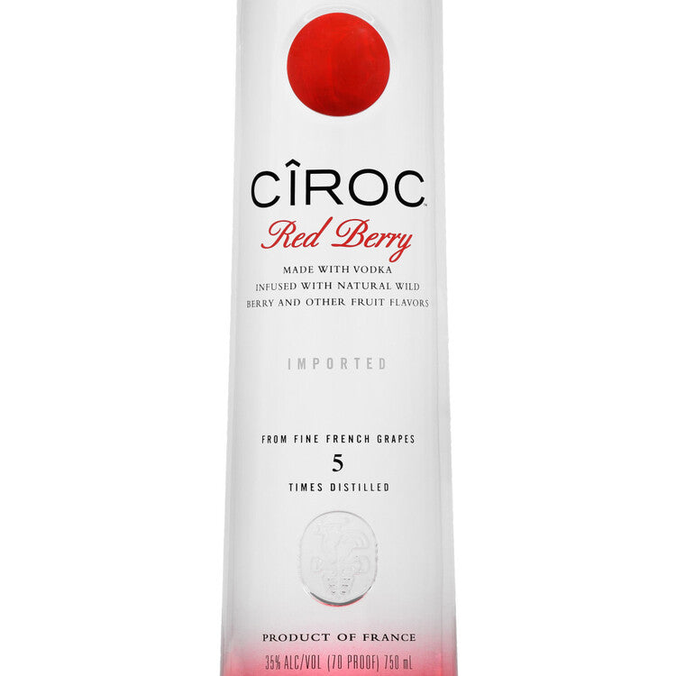 Ciroc Berry Flavored Vodka Red Berry 70 - 750ML