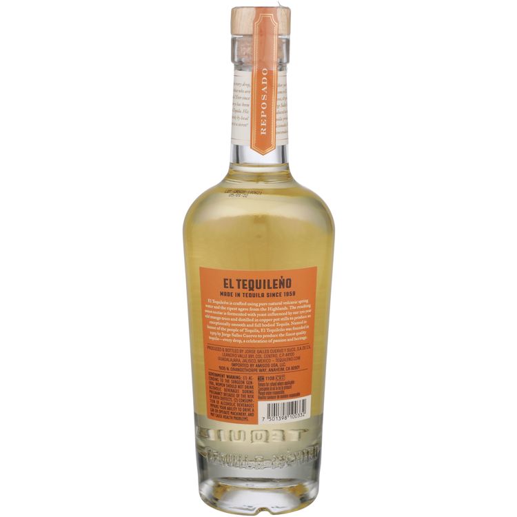 El Tequileno Tequila Reposado Gran Reserva 80 - 750ML