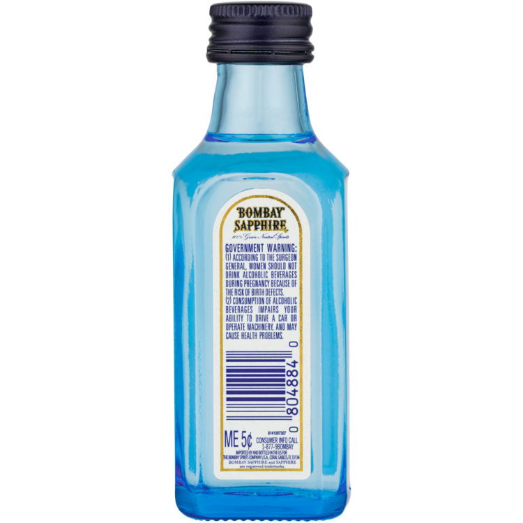 Bombay London Dry Gin Sapphire 94 - 50ML