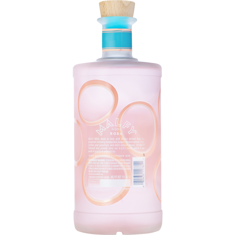 Malfy Sicilian Pink Grapefruit Flavored Gin Rosa 82 - 1.0L