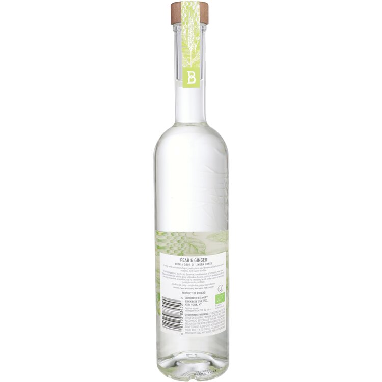 Belvedere Organic Infusions Pear & Ginger Flavored Vodka 80 - 750ML