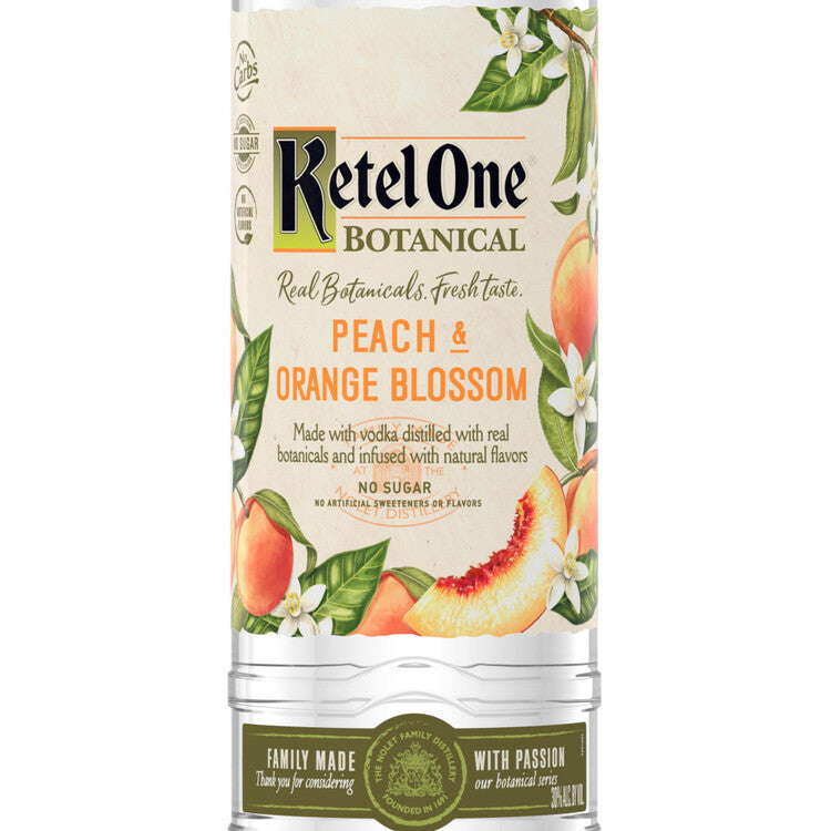 Ketel One Peach & Orange Blossom Botanical Flavored Vodka 60 - 750ML - Front Label