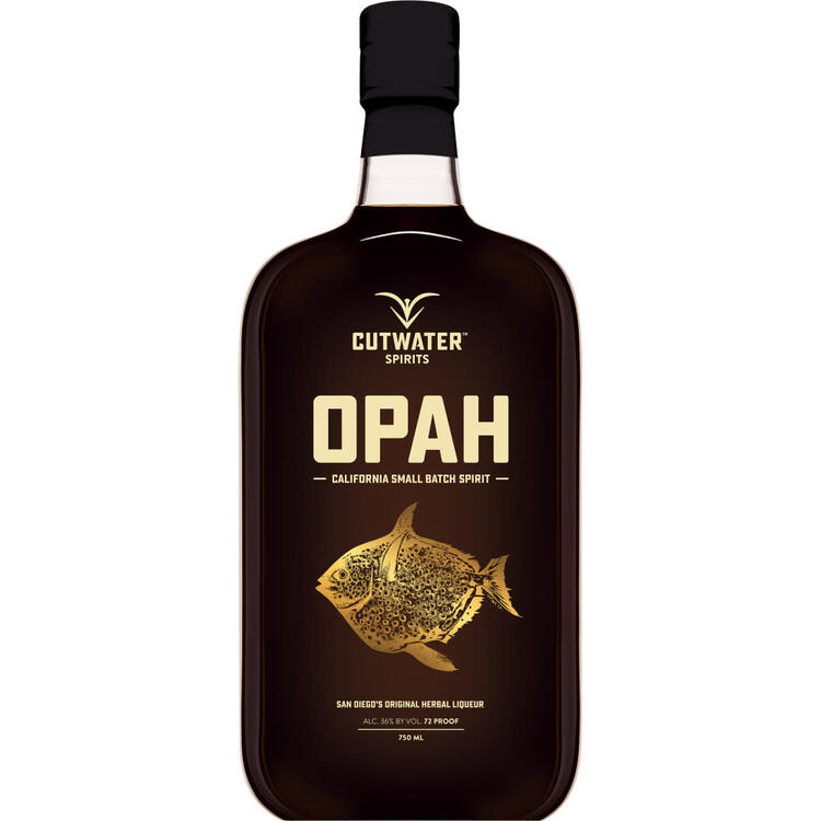 Cutwater Herbal Liqueur Opah Small Batch 72 - 750ML - Front