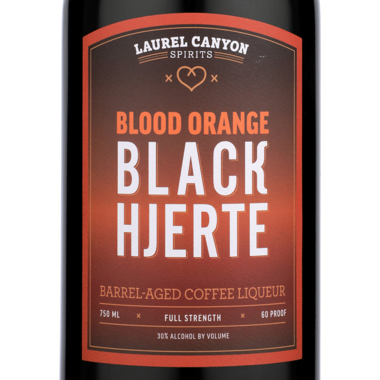 Black Hjerte Coffee Liqueur Barrel Aged Blood Orange 60 - 750ML
