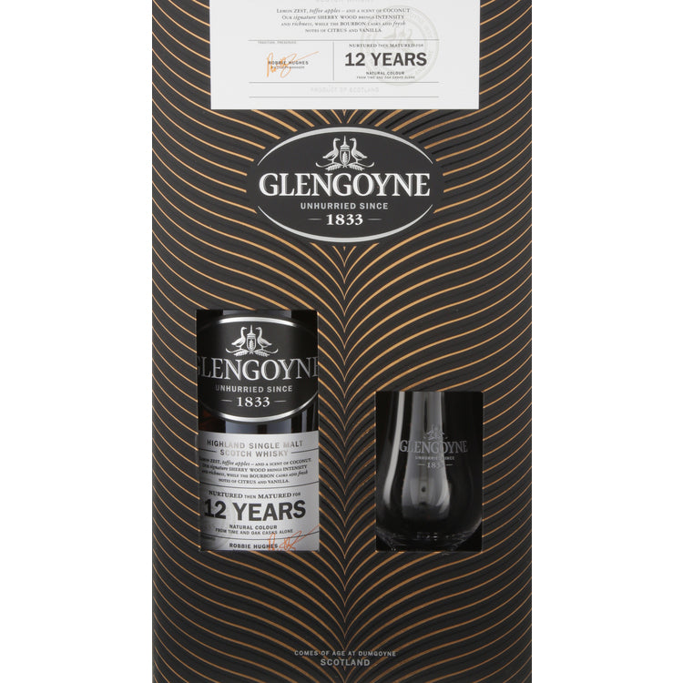 Glengoyne Single Malt Scotch 12 Yr 86 W/ Glass - 750ML