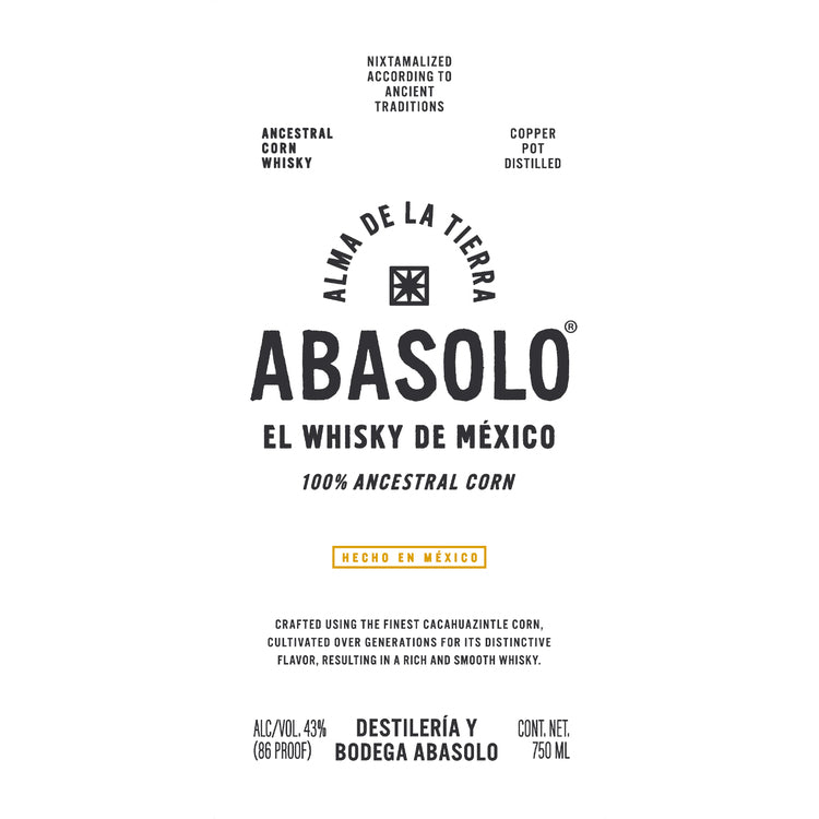 Abasolo Corn Whisky Alma De La Tierra 86 - 750ML