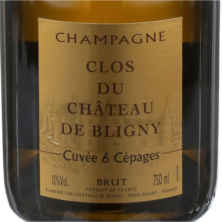 Chateau De Bligny Champagne Brut Nature Cuvee 6 Cepages - 750ML - Front Label