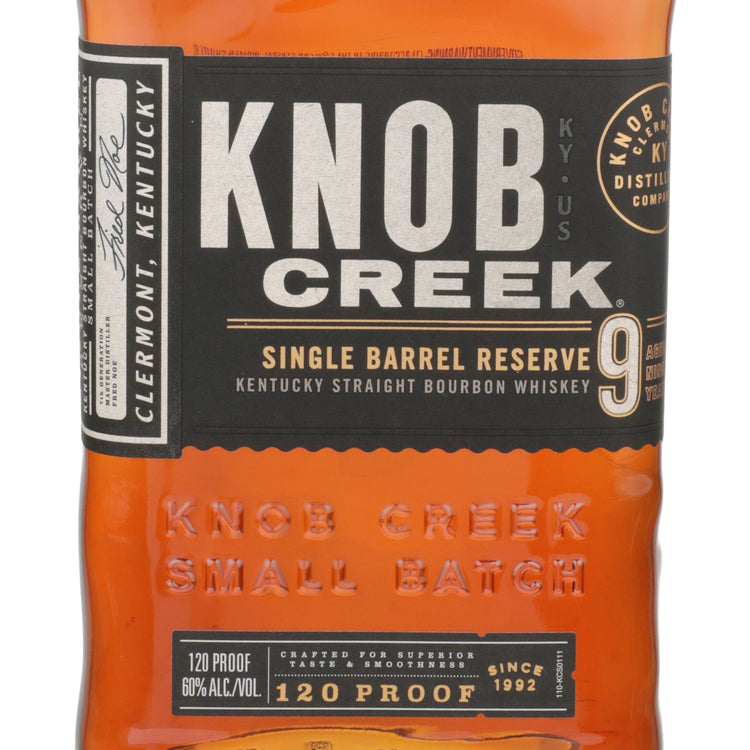Knob Creek Straight Bourbon Single Barrel Reserve 9 Yr 120 - 750ML