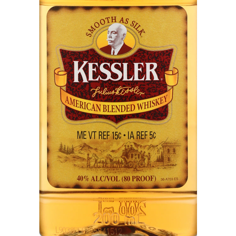 Kessler Blended American Whiskey 80 - 200ML - Front Label