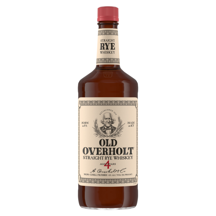 Old Overholt Straight Rye Whiskey 4 Yr 86 - 1.0L