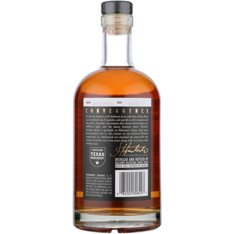 Balcones Malt Whiskey Mirador Eclipse 110 - 750ML