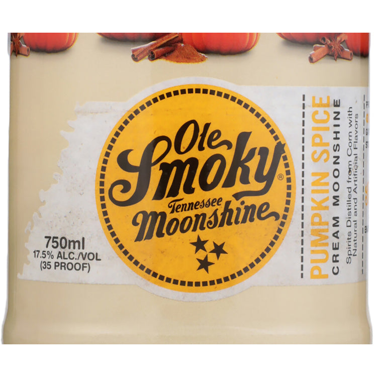 Ole Smoky Pumpkin Spice Cream Moonshine 35 - 750ML - Front Label