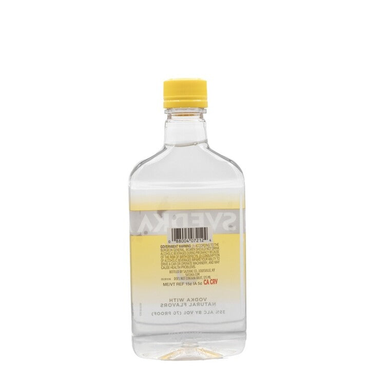 Svedka Banana Flavored Vodka 70 - 375ML - Back