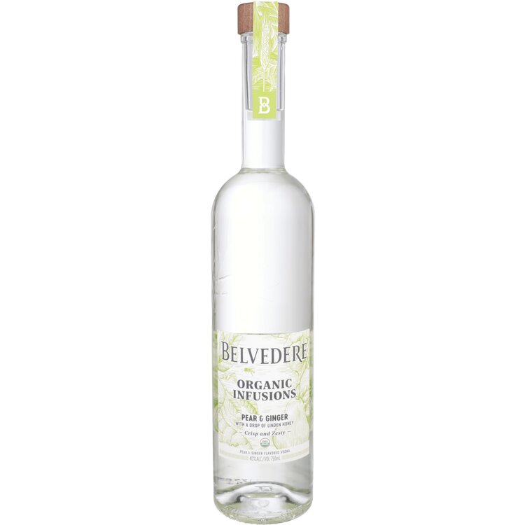 Belvedere Organic Infusions Pear & Ginger Flavored Vodka 80 - 750ML