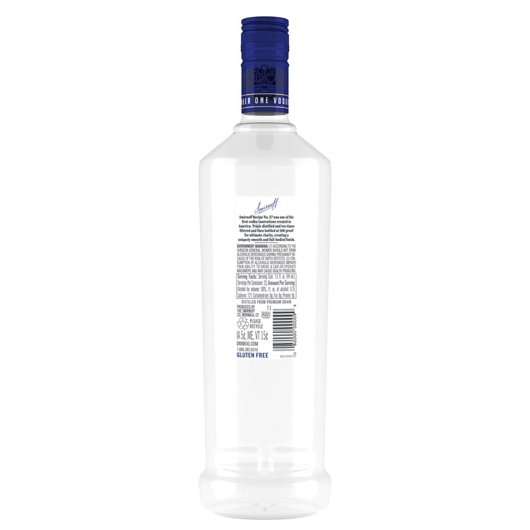 Smirnoff Vodka 100 - 1.0L