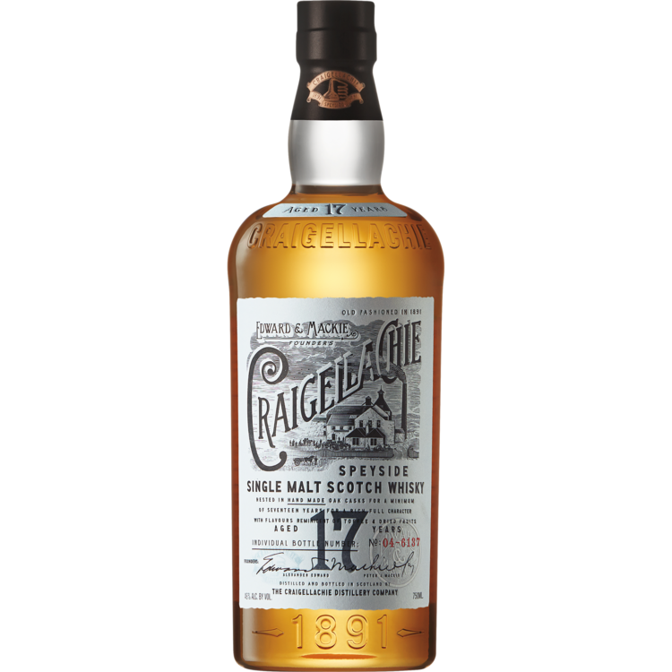 Craigellachie Single Malt Scotch Craigellachie 17 Year 17 Yr 92 - 750ML