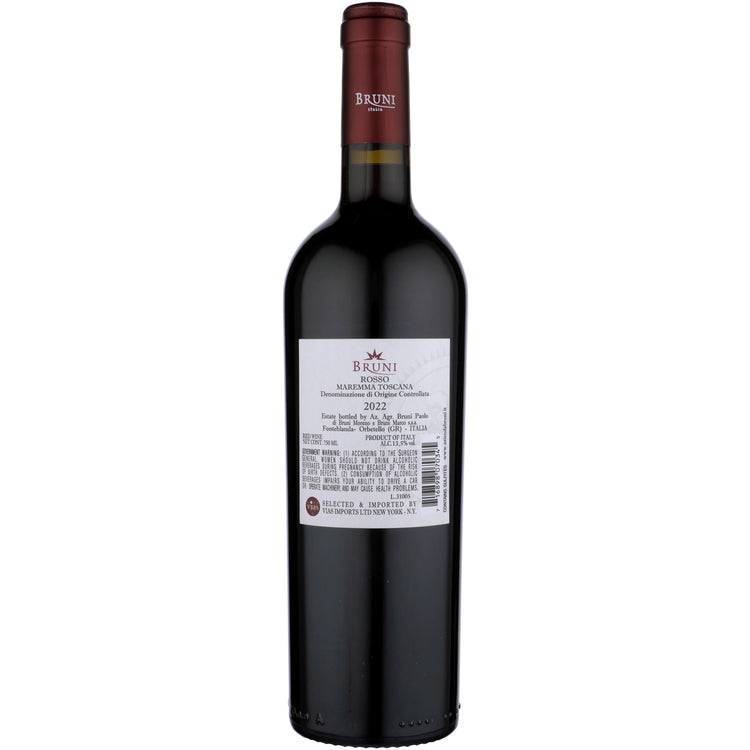 Bruni Sangiovese/Cabernet Sauvignon Poggio D'Elsa Maremma Toscana 2022 - 750ML