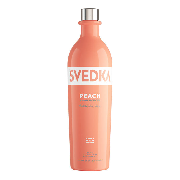Svedka Peach Flavored Vodka 70 - 750ML - Front Label