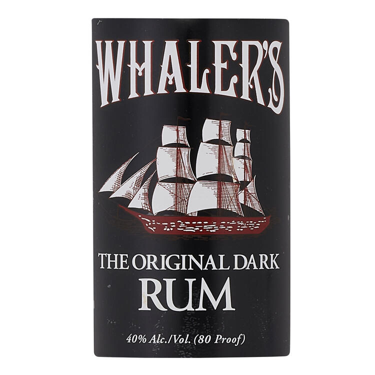 Whalers (Hh) Dark Rum Original Dark 80 - 750ML - Front Label