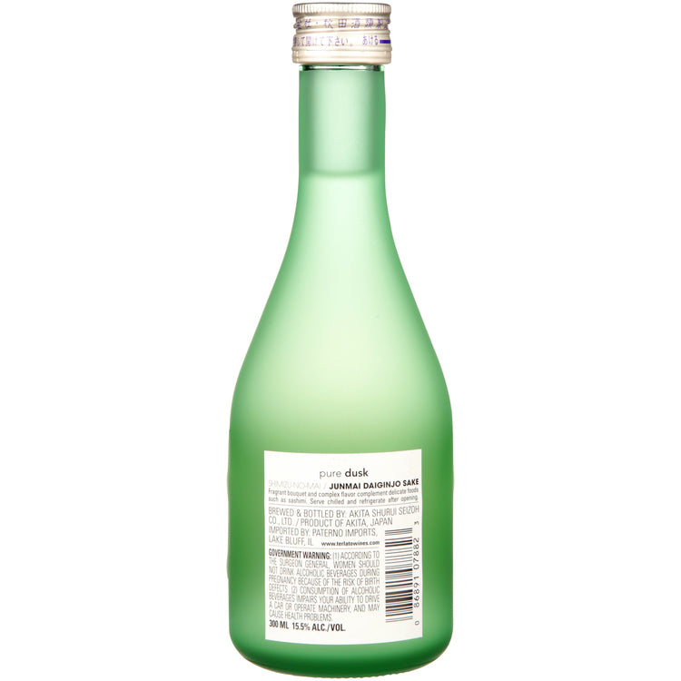 Shimizu No Mai Junmai Daiginjo Sake Pure Dusk - 300ML - Back