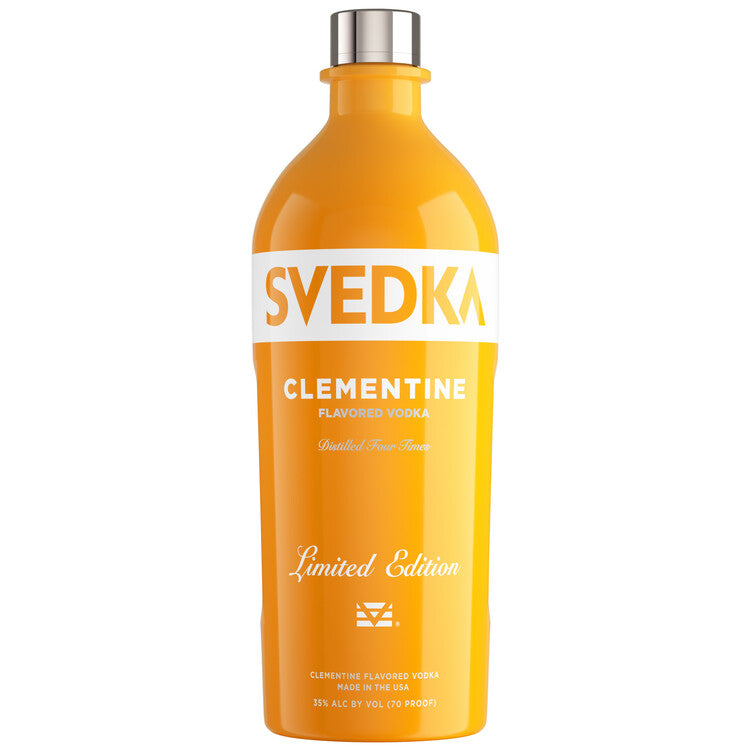 Svedka Clementine Flavored Vodka 70 - 1.75L - Front Label
