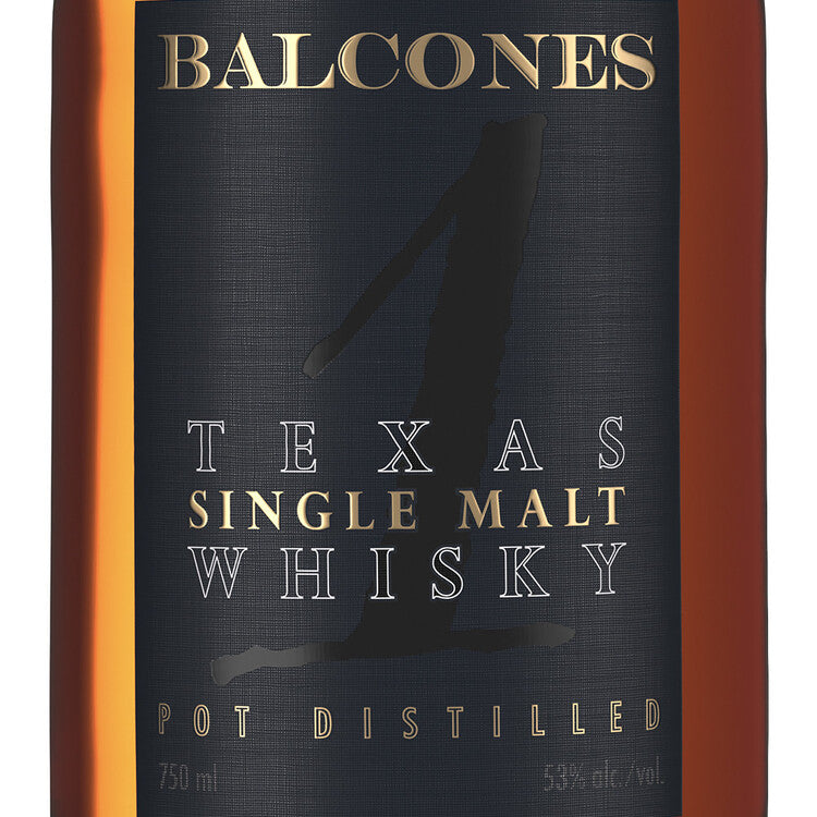 Balcones Texas Single Malt Whisky 1 Pot Distilled 106 - 750ML