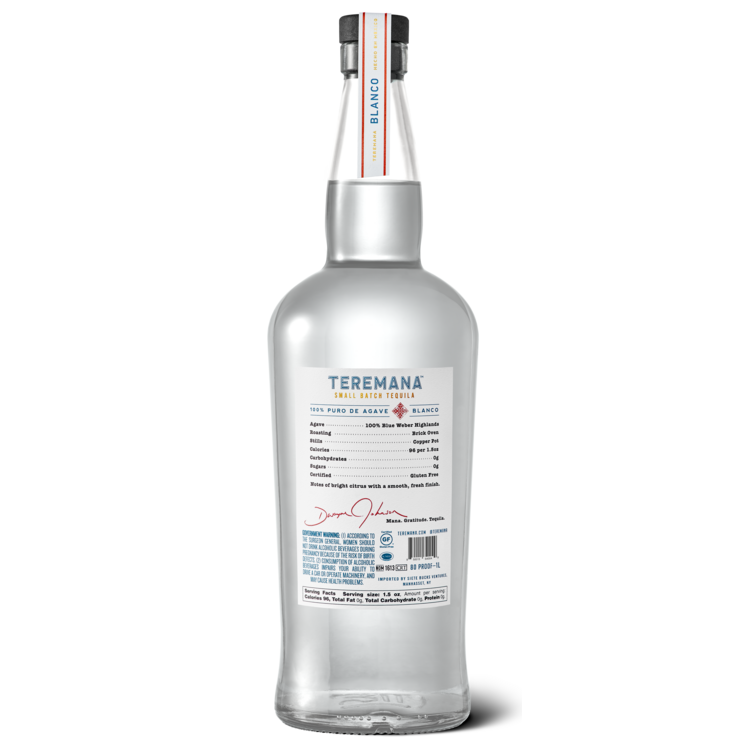 Teremana Tequila Blanco Small Batch 80 - 1.0L