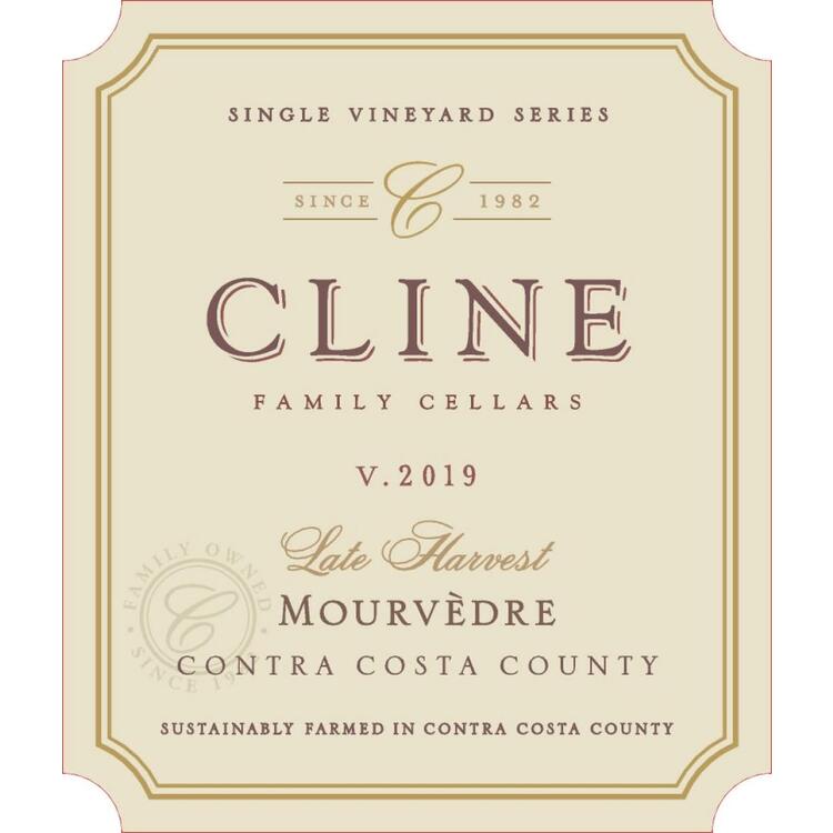 Cline Mourvedre Late Harvest Single Vineyard Series Contra Costa Count - 375ML